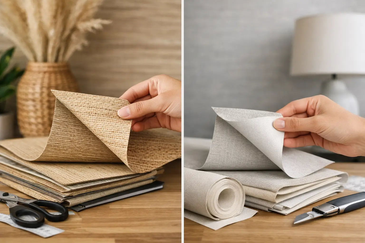 Grasscloth Versus Non Woven Wallpaper Compared