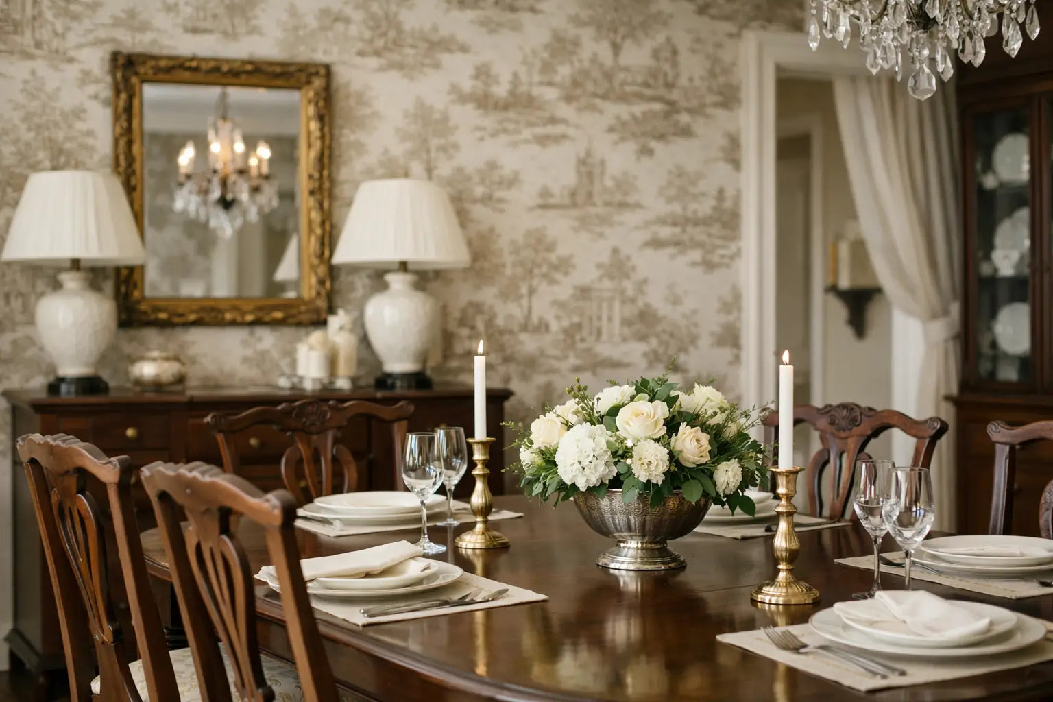 Traditional Dining Room Wallpaper Ideas