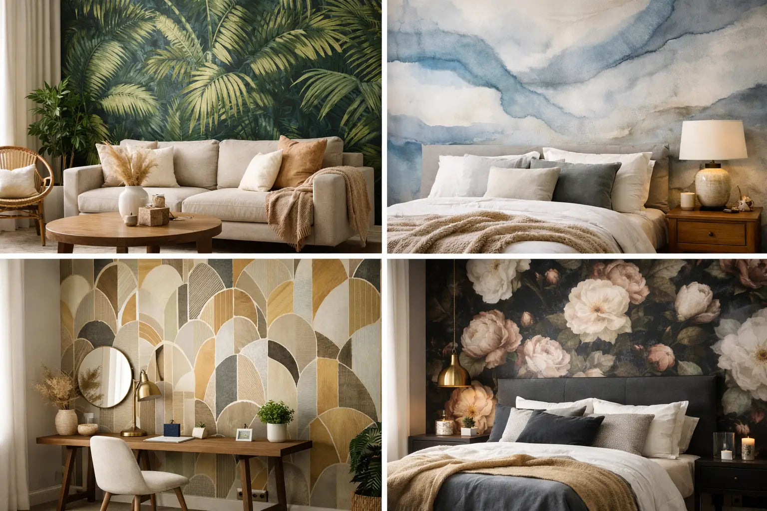 12 Wallpaper Accent Wall Ideas That Feel Fresh