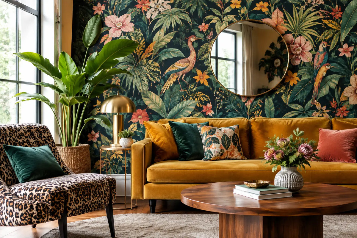 Maximalist Wallpaper Trends for Rooms With Personality