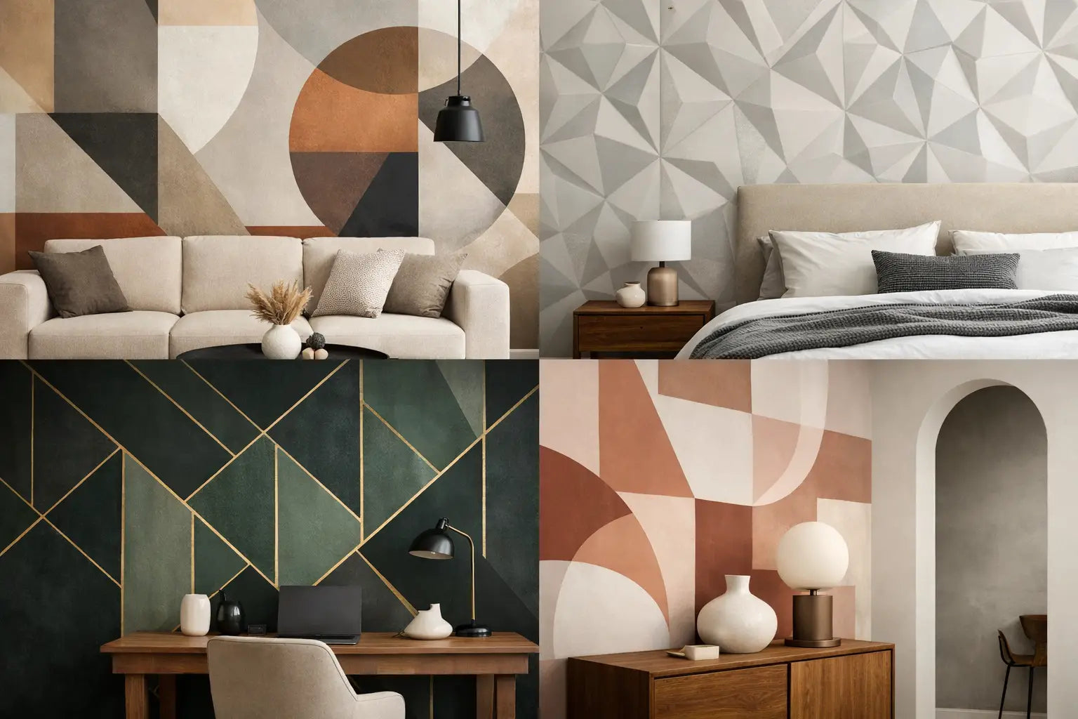 10 Modern Geometric Wallpaper Ideas
