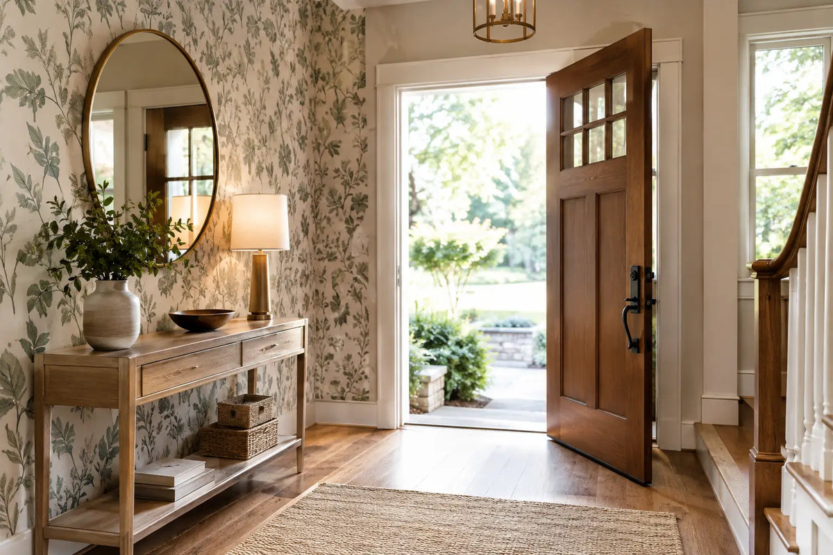Best Wallpaper Patterns for Entryways That Welcome