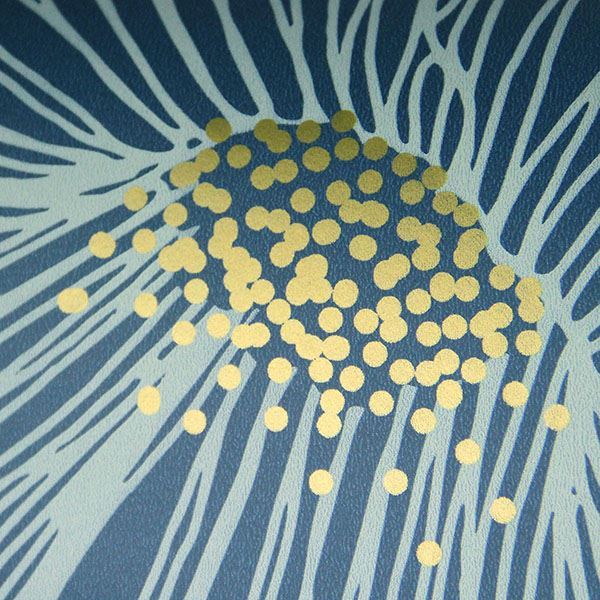 Mythic Blue Floral Wallpaper 2764-24318