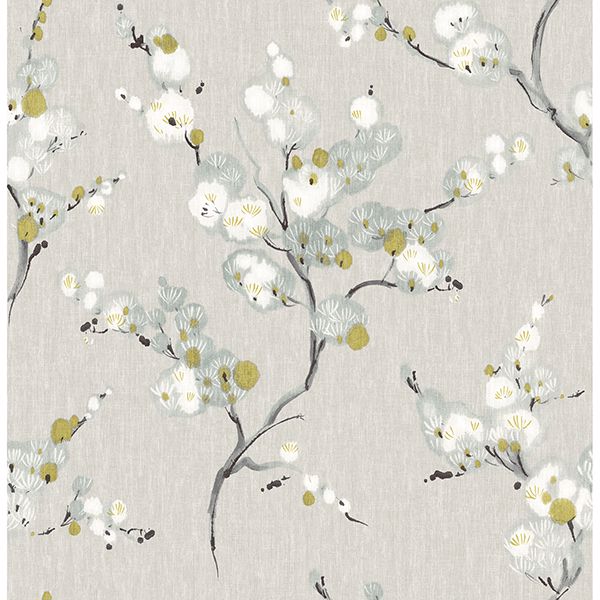 Bliss Blue Floral Wallpaper FD24308