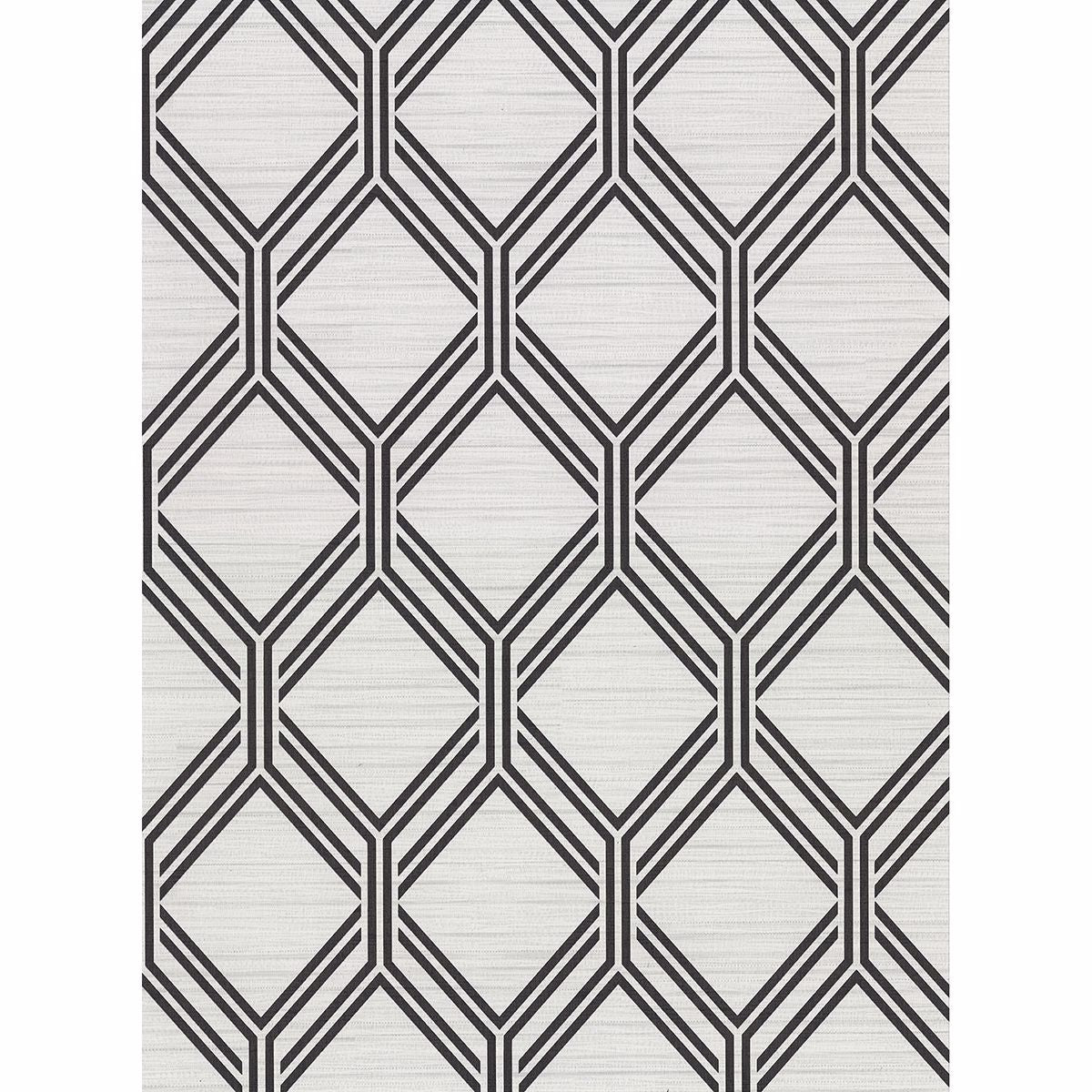 Vaughan Grey Geometric Vinyl Wallpaper, BR6-2731      2910-2731