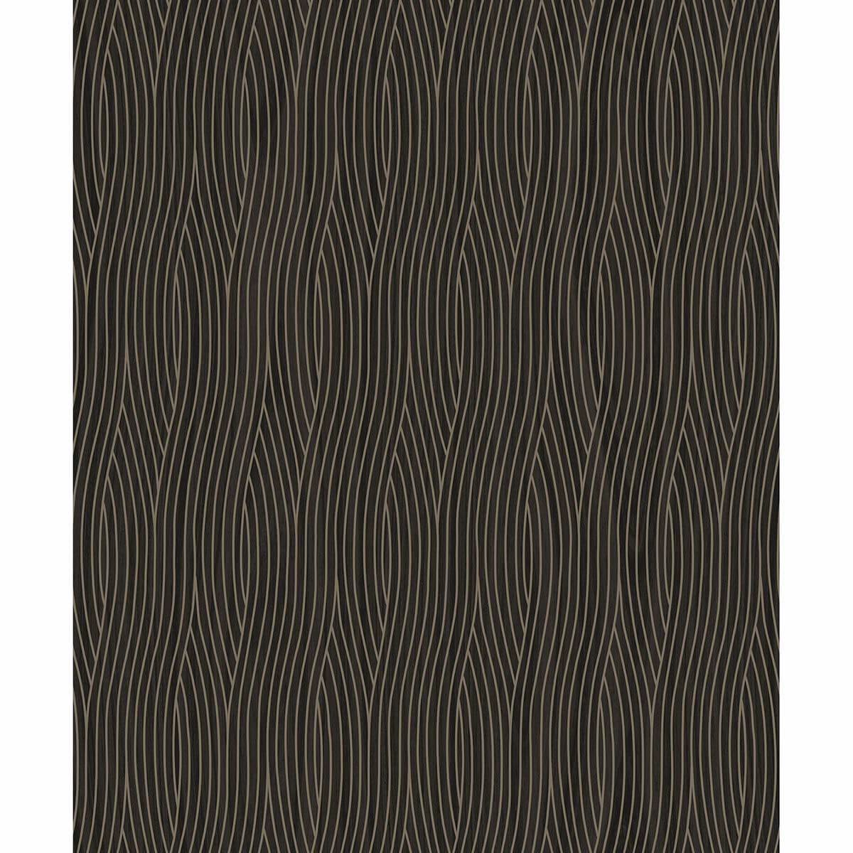 Grayson Brown Geometric Wallpaper SDM10506