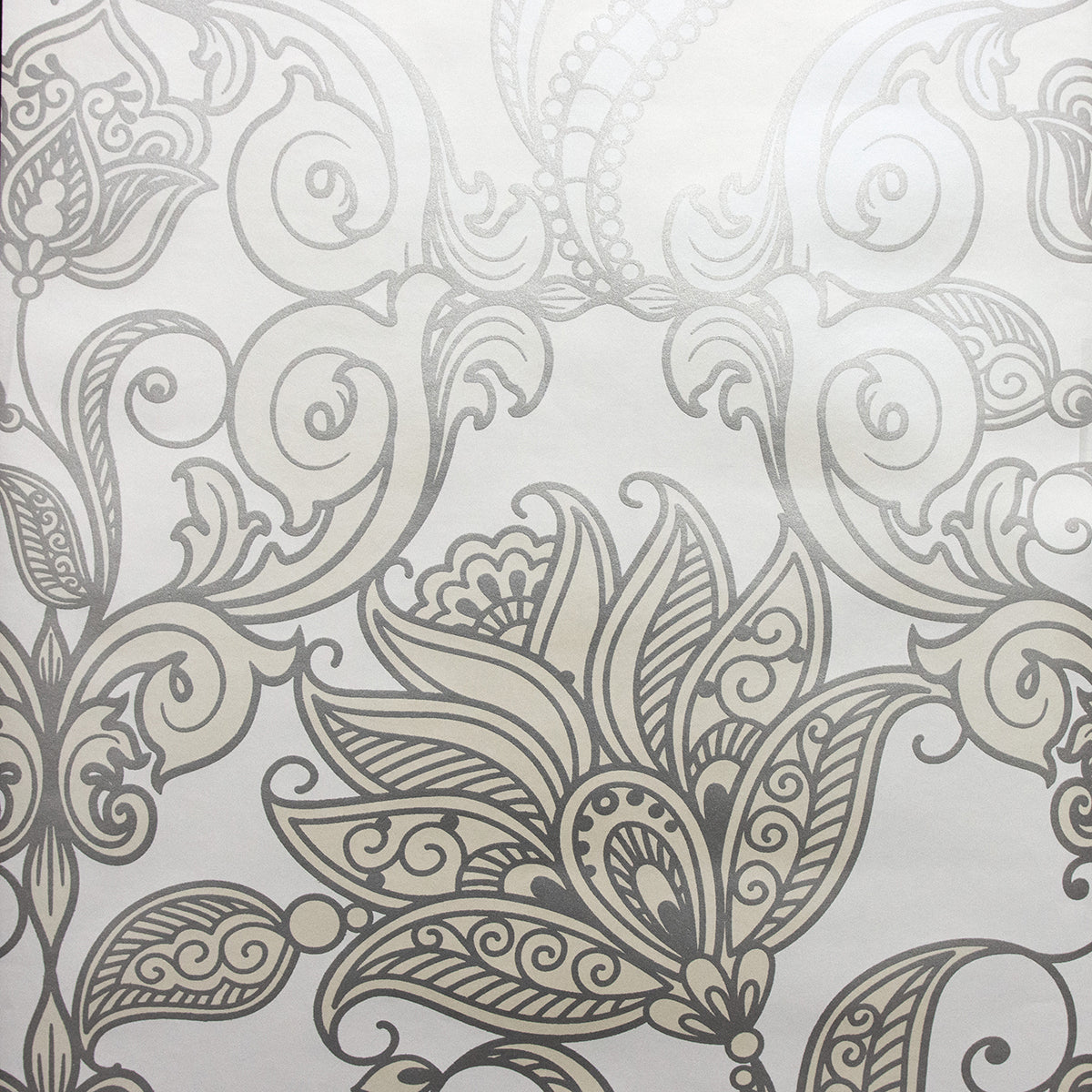 Lila Floral Metallic Scrolls 331242 CLOSE OUT