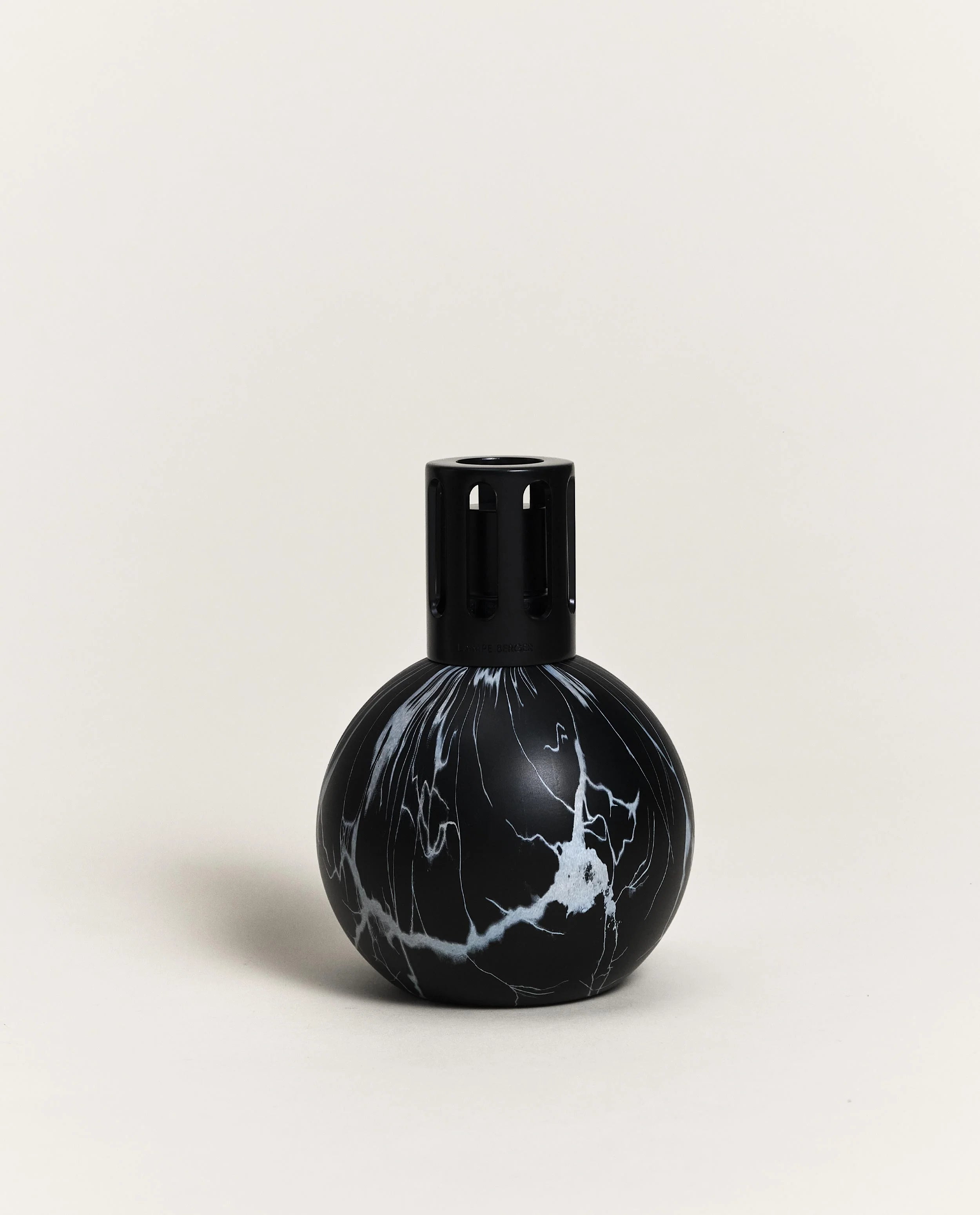 Boule Fragrance Lamp—Marble Black
