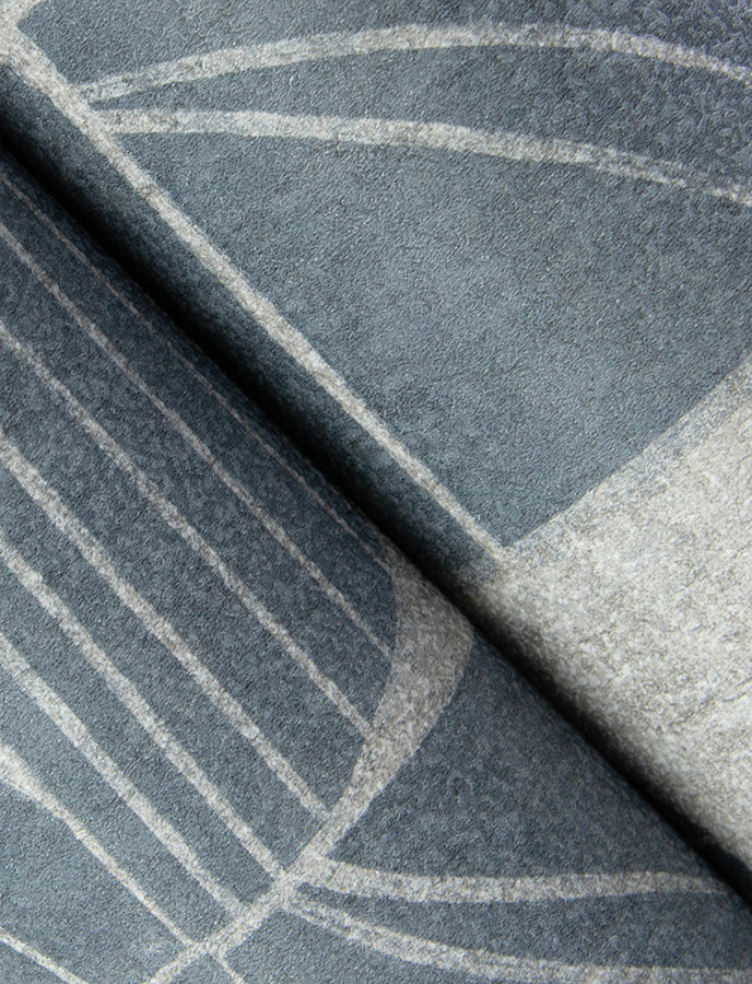 Baxter Denim Semicircle Mosaic Wallpaper FD27112/4141-27112