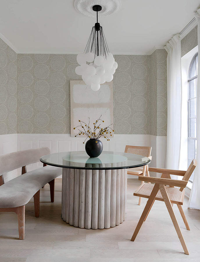 Salma Beige Medallion Wallpaper FD27120/4141-27120