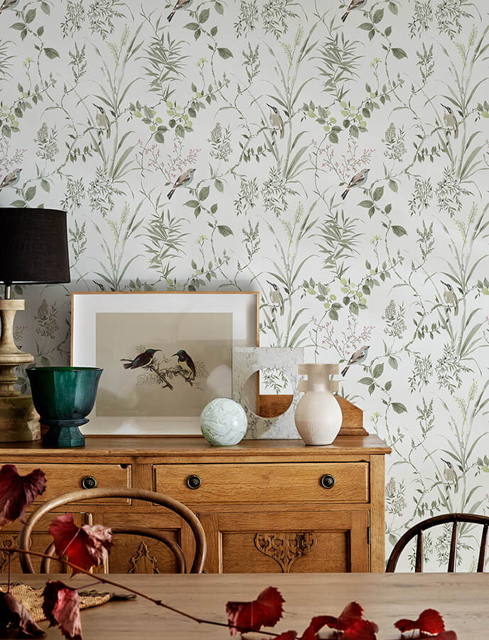 Imperial Garden Moss Botanical Wallpaper 4134-26992/FD26992