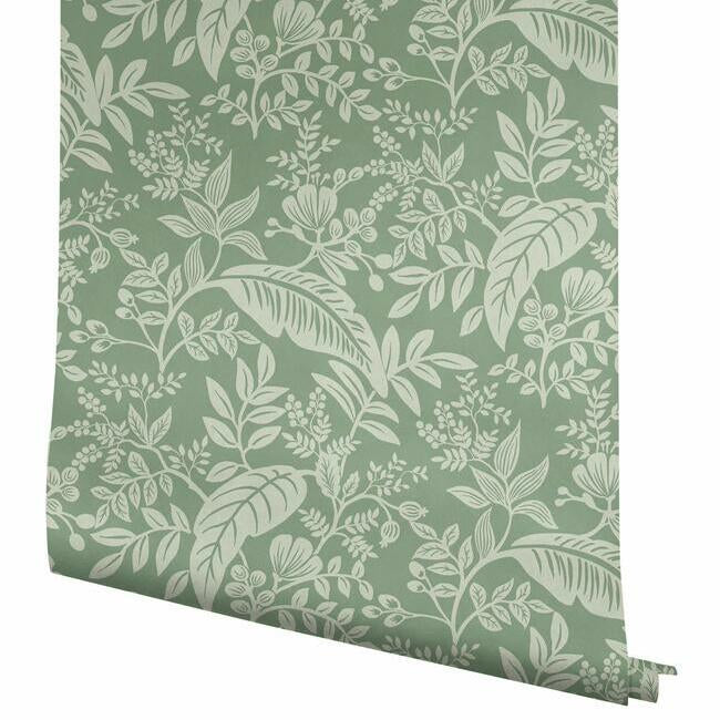 Rifle Paper Co Canopy Wallpaper- Sage RI5140