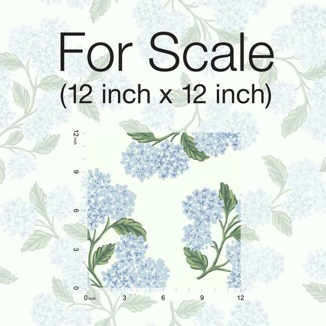 Rifle Paper Co. Hydrangea Wallpaper - Blue & White RI5143
