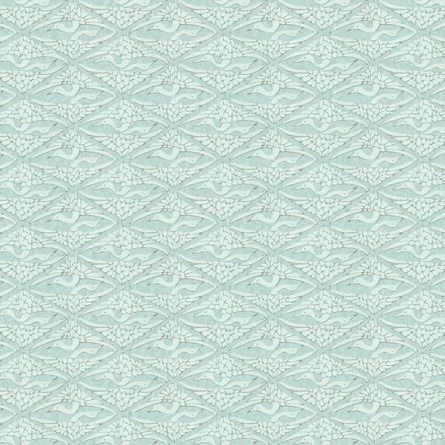 High Society Wallpaper- Clean Blue CA1513