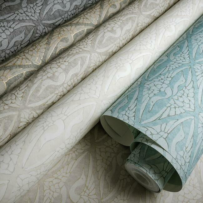 High Society Wallpaper- Clean Blue CA1513