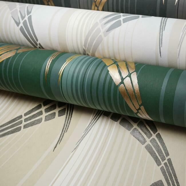 Metropolis Wallpaper- White/Cream CA1583