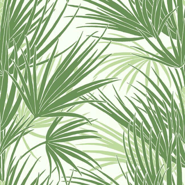 Palmetto Wallpaper- Green SS2540