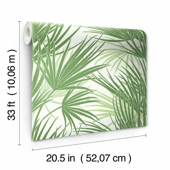 Palmetto Wallpaper- Green SS2540