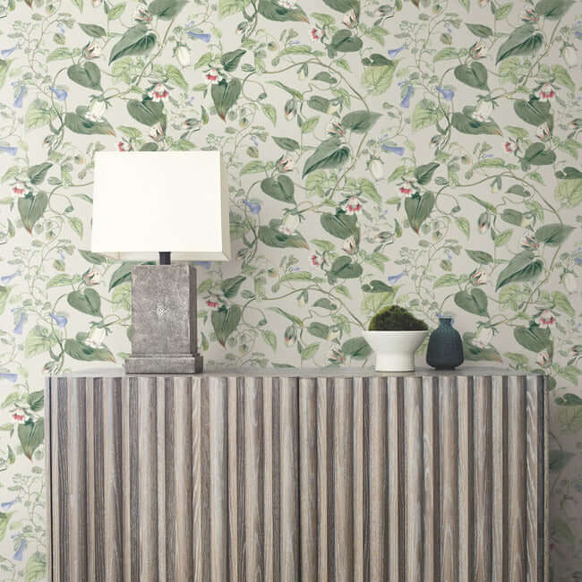Moon Flower Wallpaper- Light Taupe BL1713