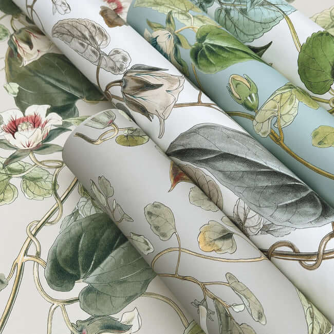 Moon Flower Wallpaper- Light Taupe BL1713