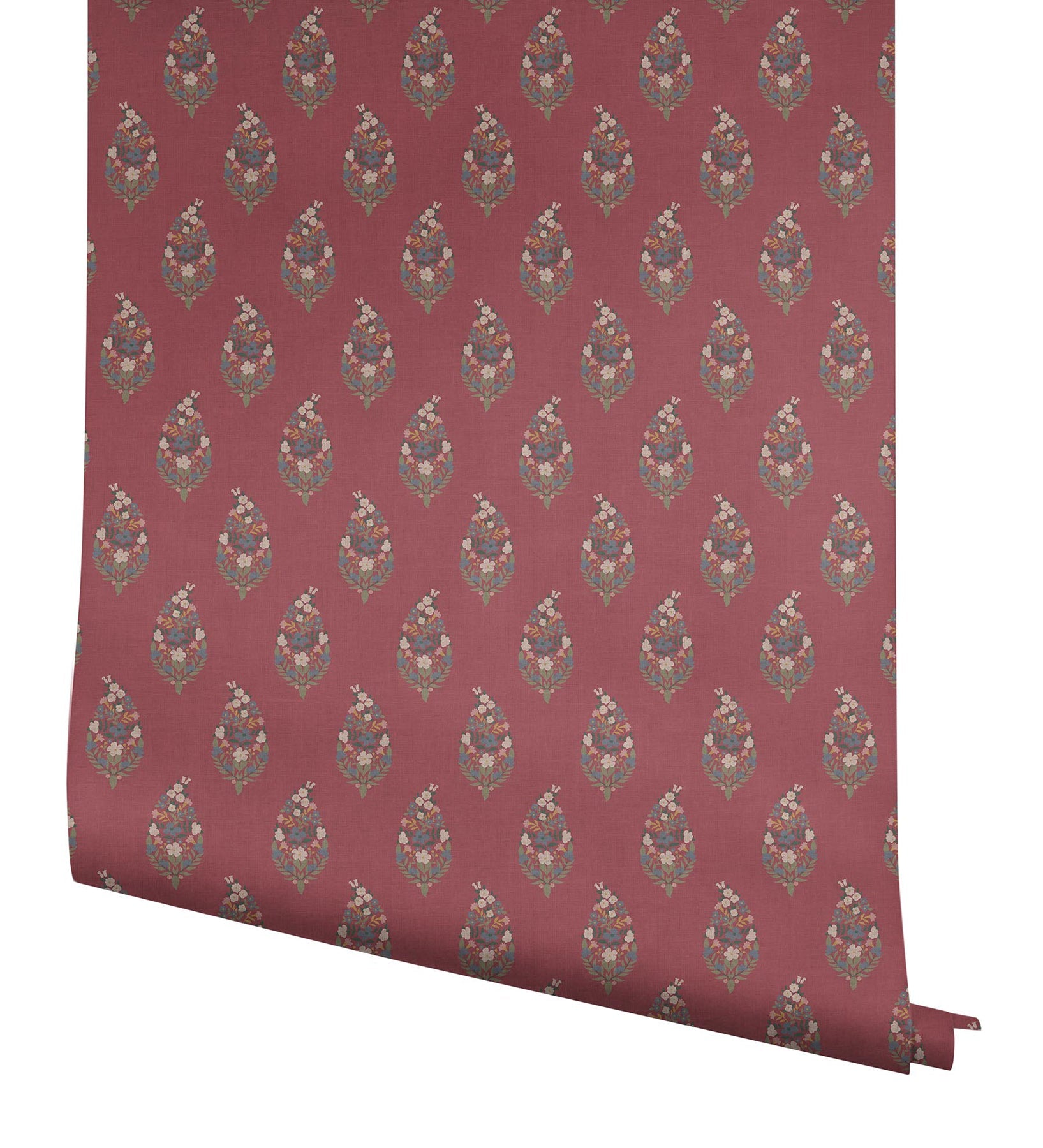 Rifle Paper Paisley Wallpaper- Burgundy RF7475