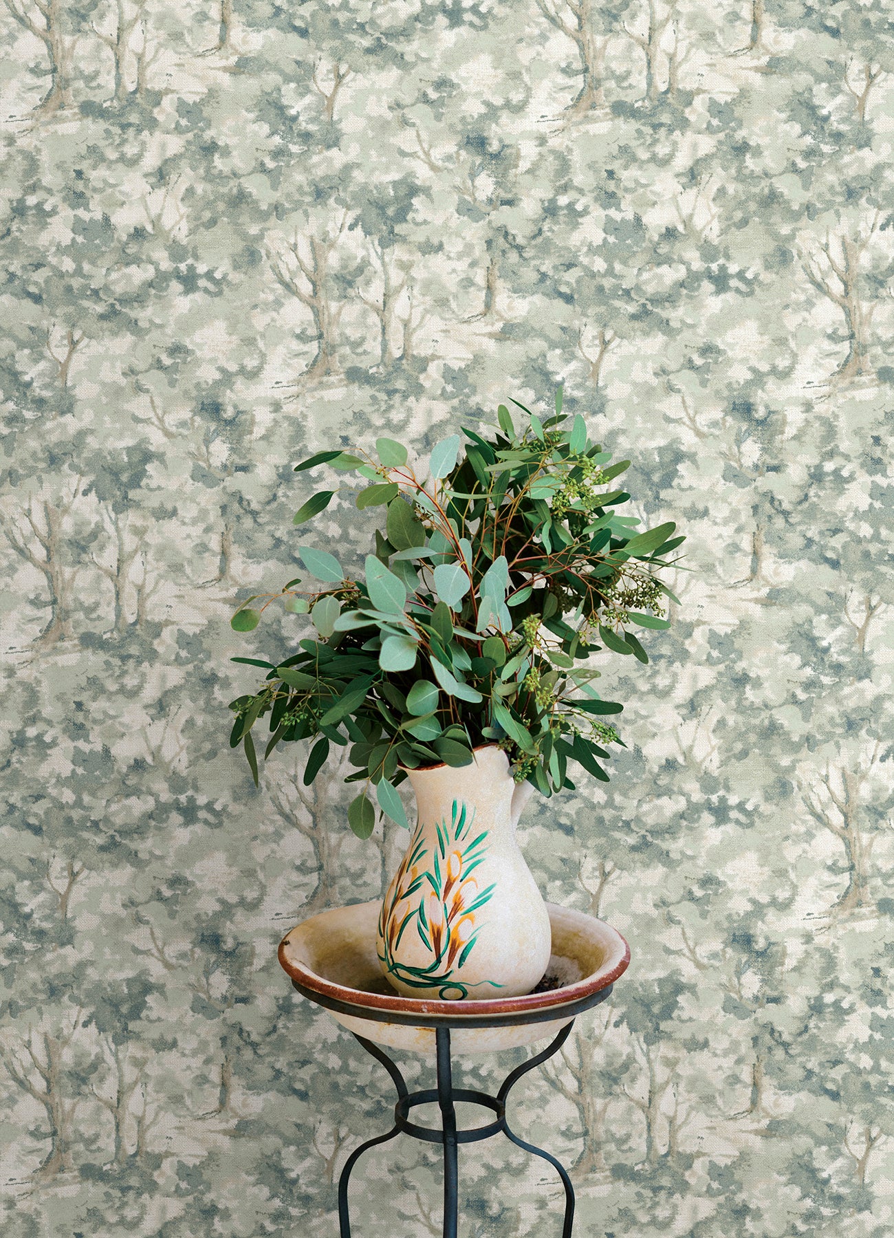 Thicket Teal Forest Wallpaper 4169-83111/YK83111