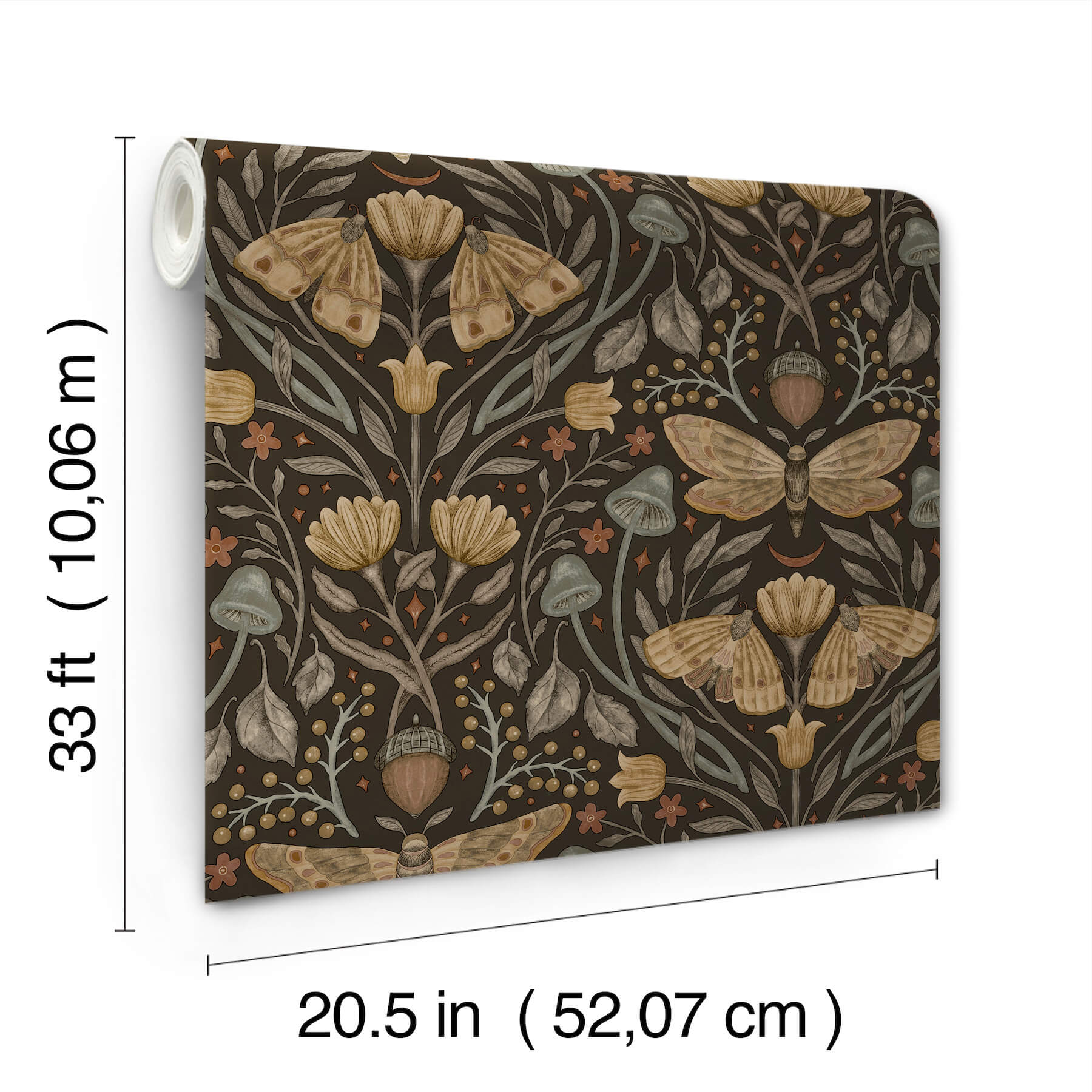 Mystic Moth Black Forest Magic Wallpaper YK83116/4169-83116