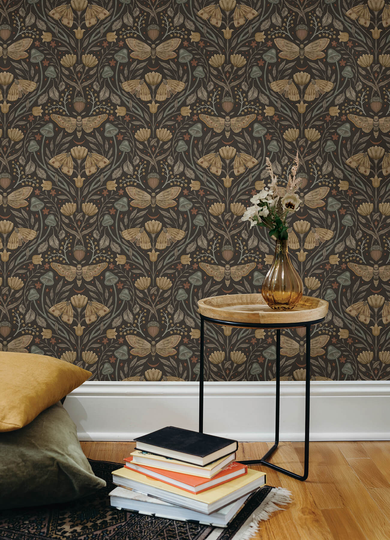 Mystic Moth Black Forest Magic Wallpaper YK83116/4169-83116