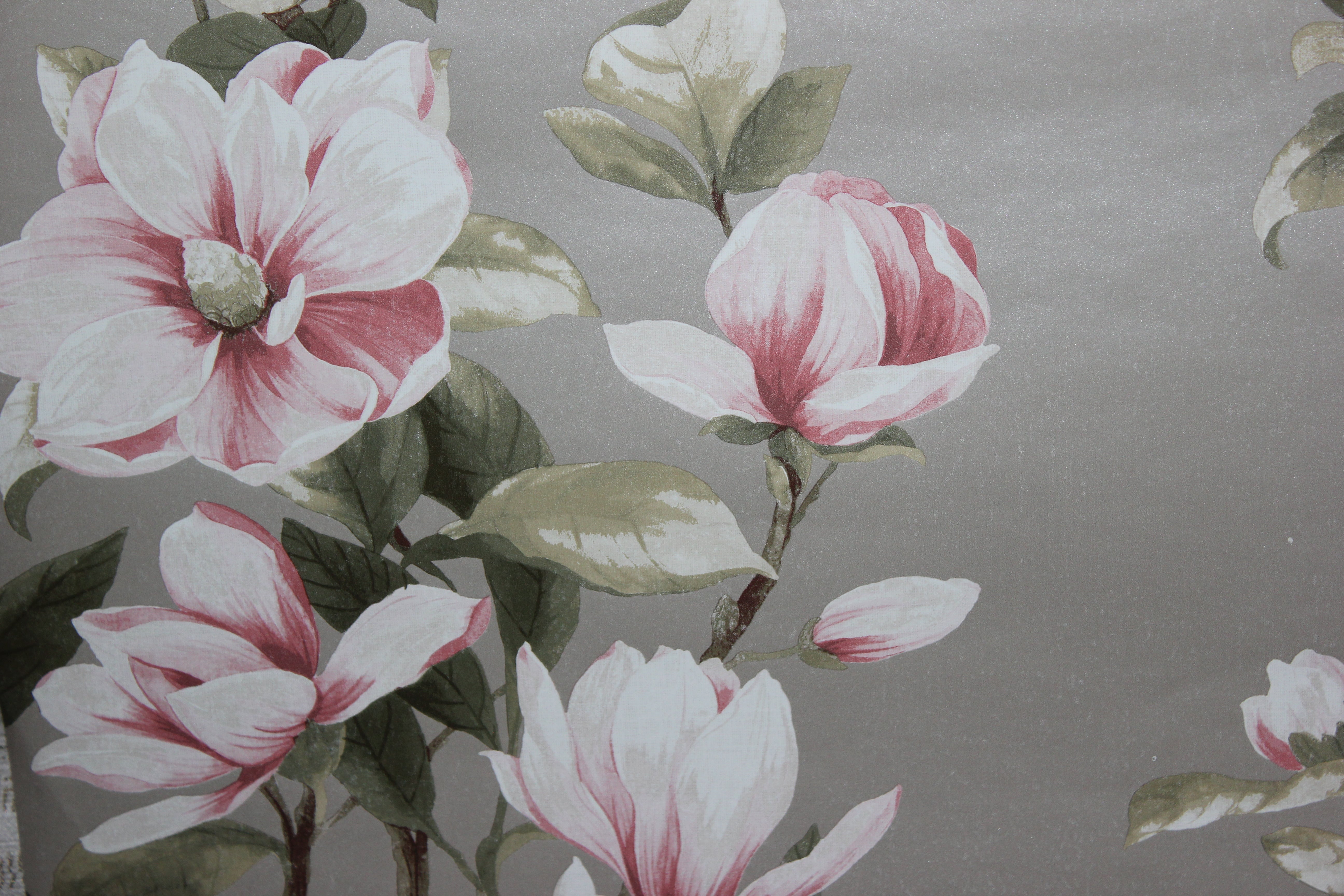 TR20901 Tobago Pink Floral Seabrook Wallpaper