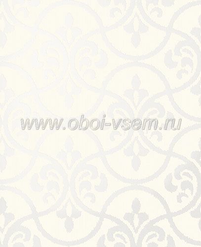 Fine Decor - Mica Ivory Textured Silk Damask Wallpaper - DL23005