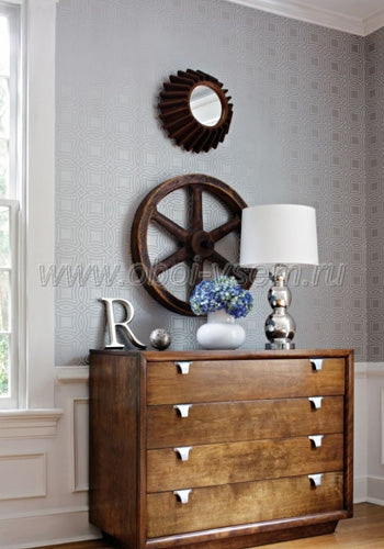 Thibaut T9293 Vancouver Gray Wallpaper