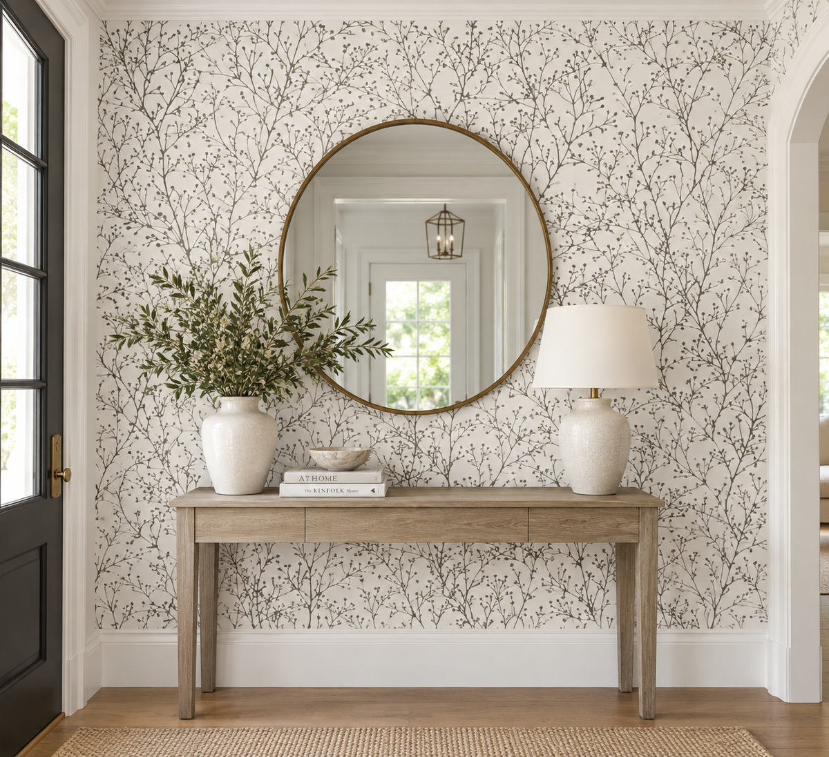 Anna French Zola Silver On White AT34124