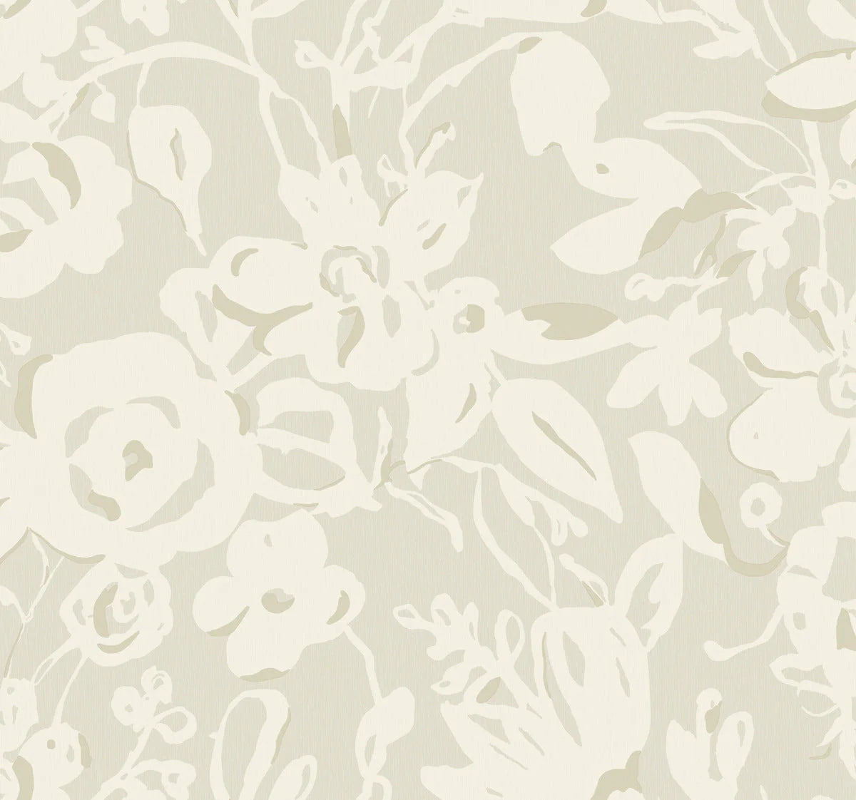 York BL1734 Brushstroke Floral Pearl Wallpaper