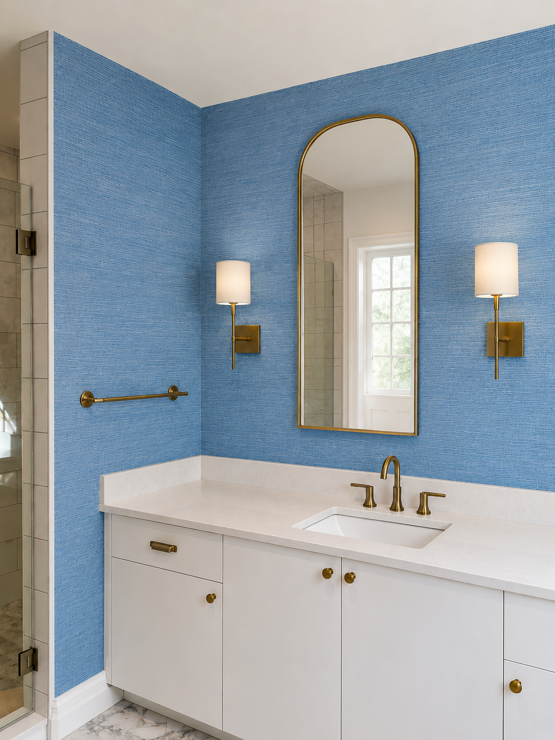 Thibaut Tabacon Abaca Sky Blue T24122