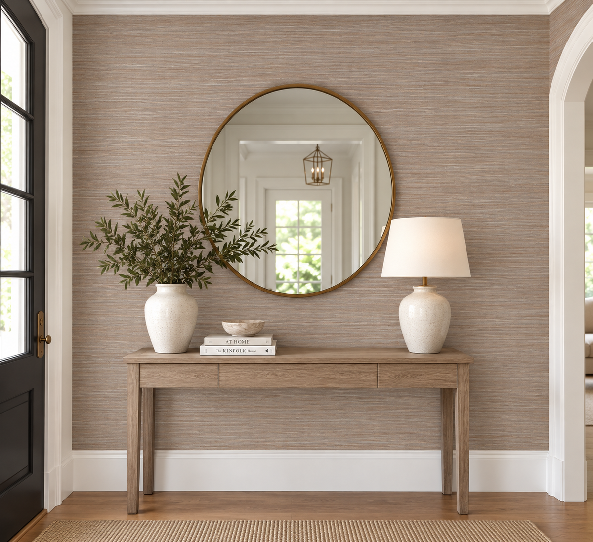 Thibaut Natural Metal Silver Brown T3651