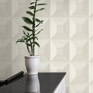 TC70605 | More Textures, Squared Away Geometric Brown -20 OZ. Type II Vinyl Commercial Grade