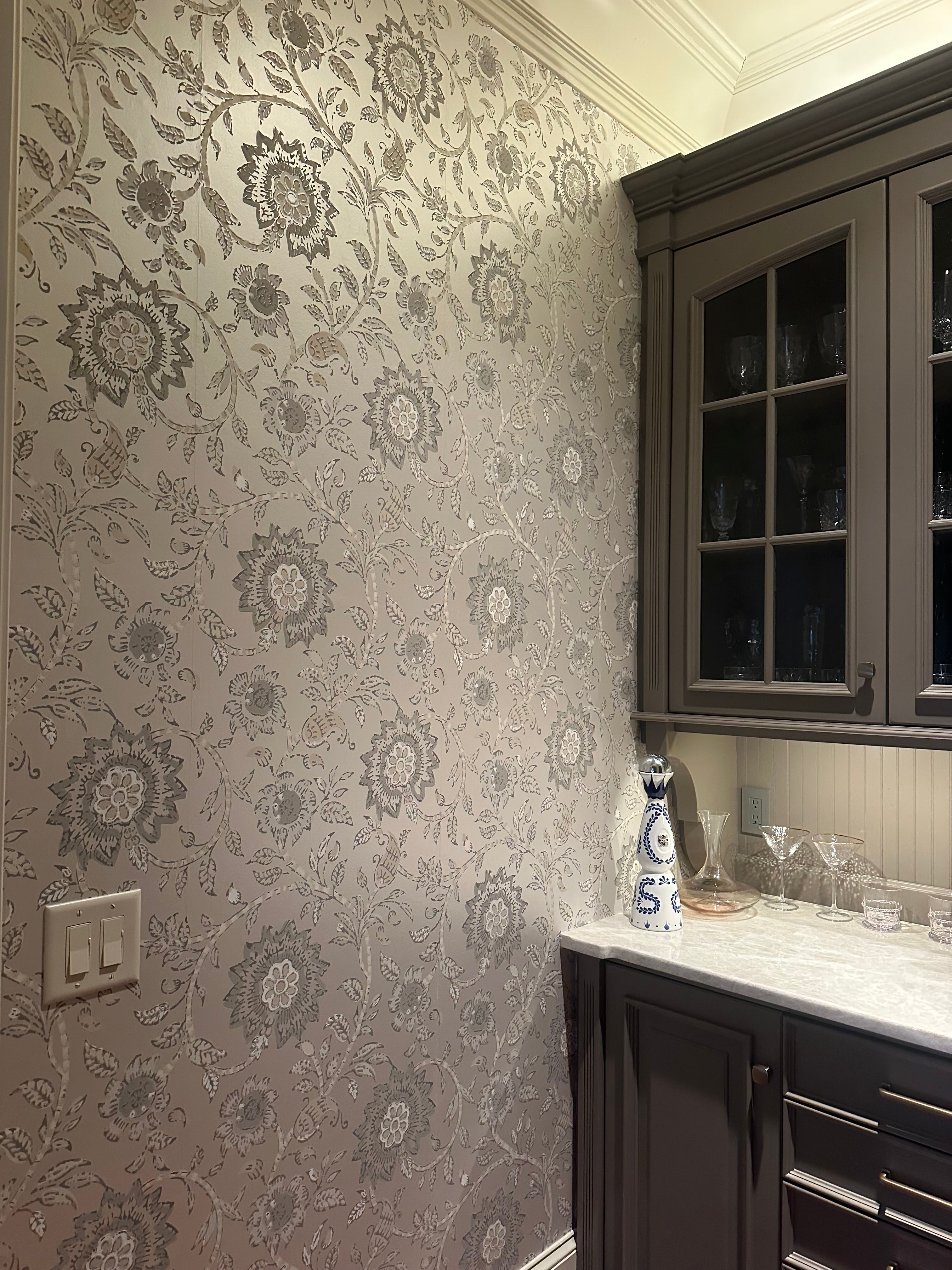 Thibaut Setiva Floral Wallpaper T64155