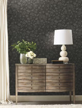 Candice Olson's Black Gingko Trail Wallpaper NA0575