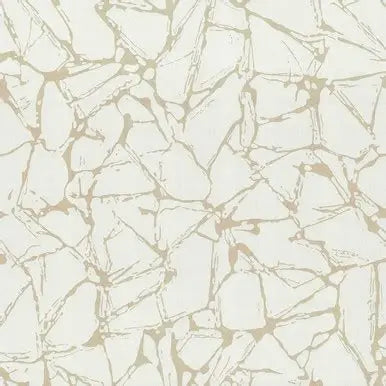 1703-111-06 - Camellia Shattered Glass Effect Natural 1838 Wallpaper
