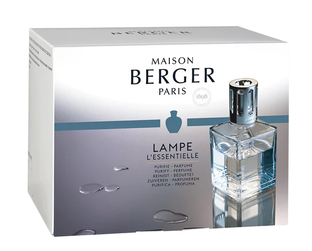 Maison Berger Essential Square Lamp Gift Set with Air Pur So Neutral + Ocean Breeze Fragrance 313398/Essential Square