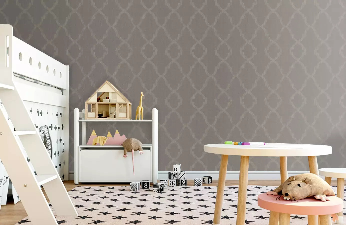 Brown/Beige Fine Decor Prism DL20913