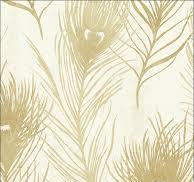 CR22505 Jersey, Metallic Gold Feathers - Carl Robinson 10 Island Book