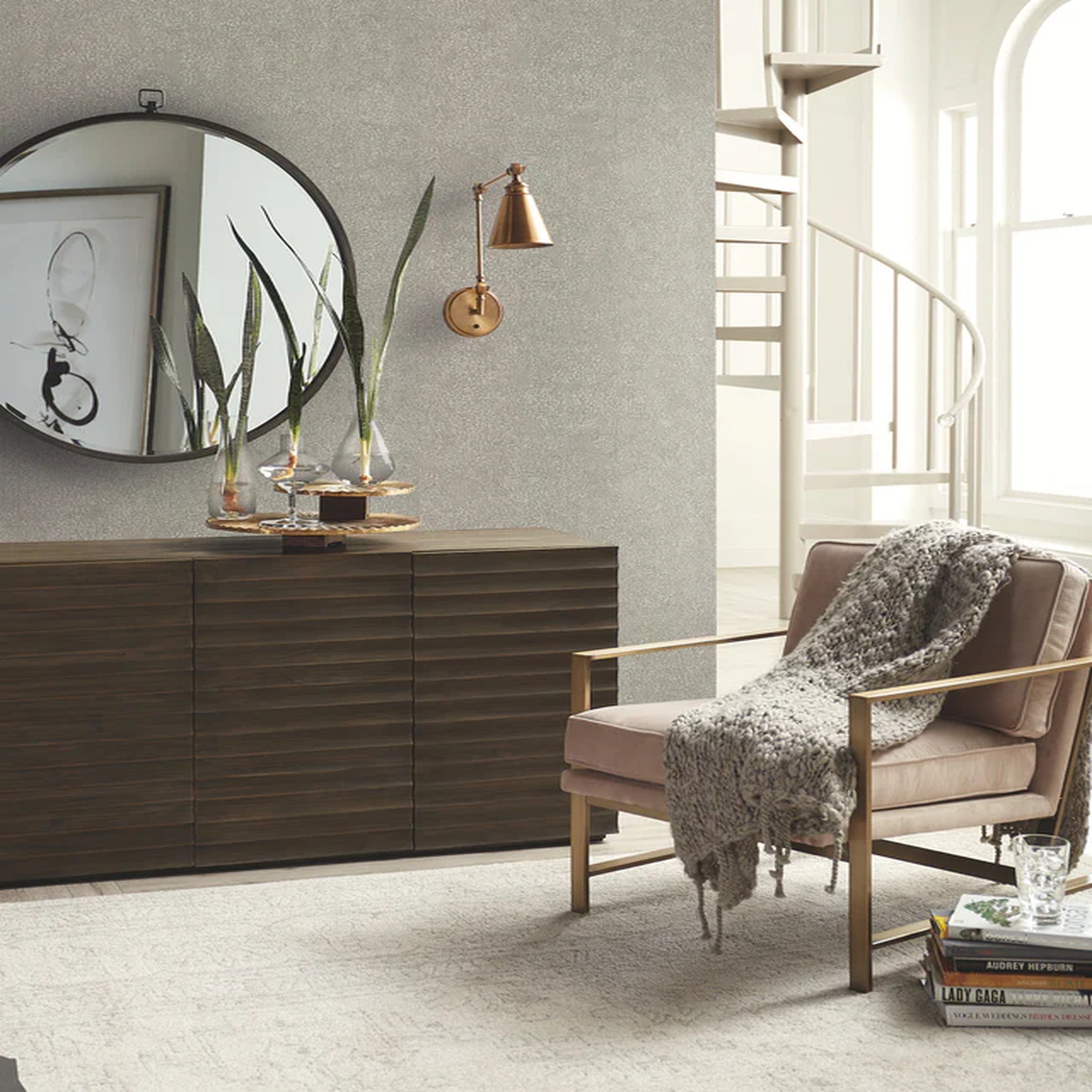 York Weathered Light Grey Wallpaper OG0511