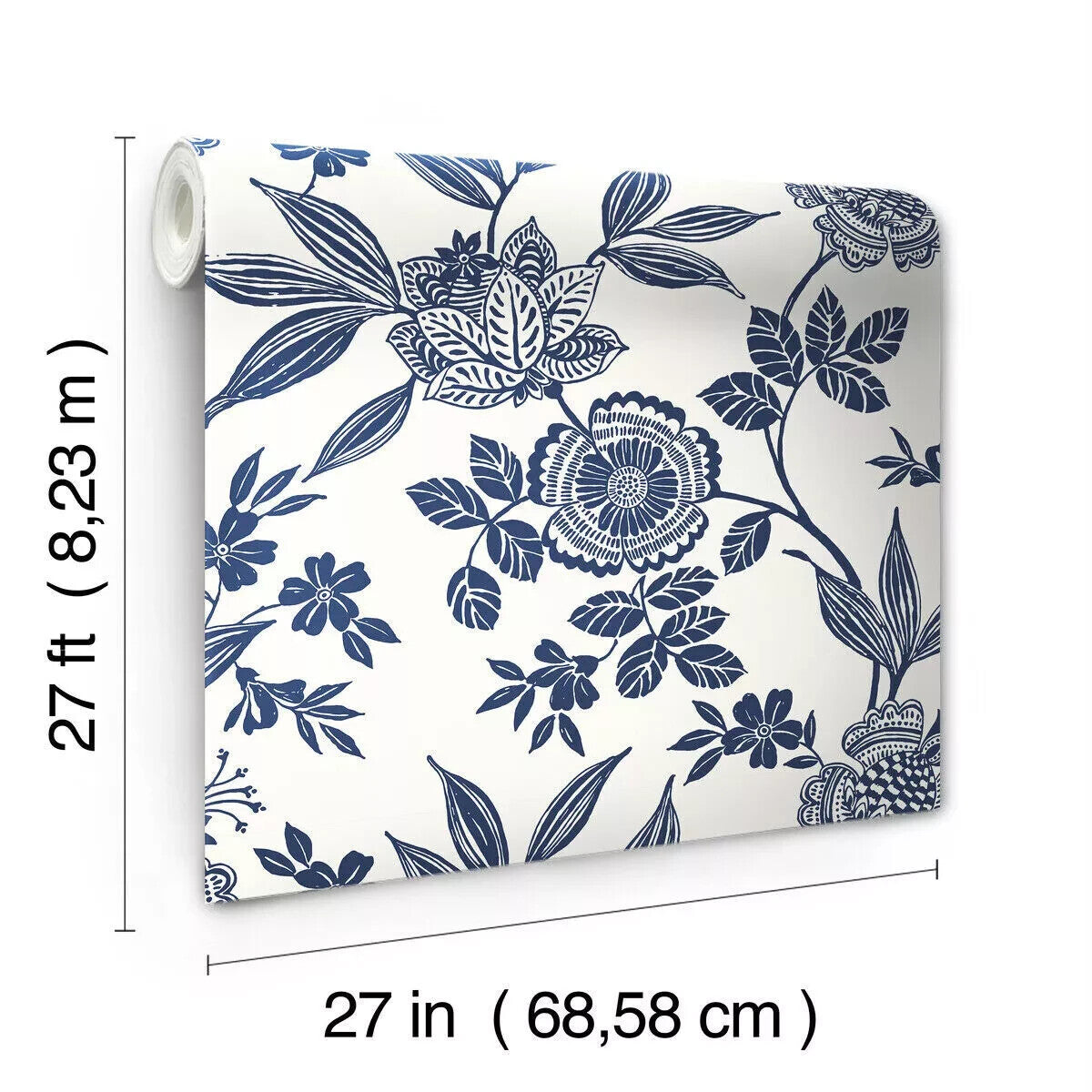 Blue and White Floral SS2556