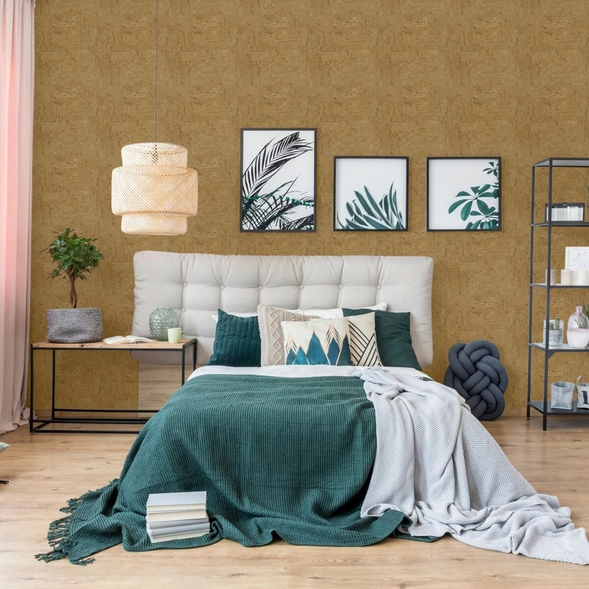 Faux Cork Vinyl by Rasch and Sancar 445794