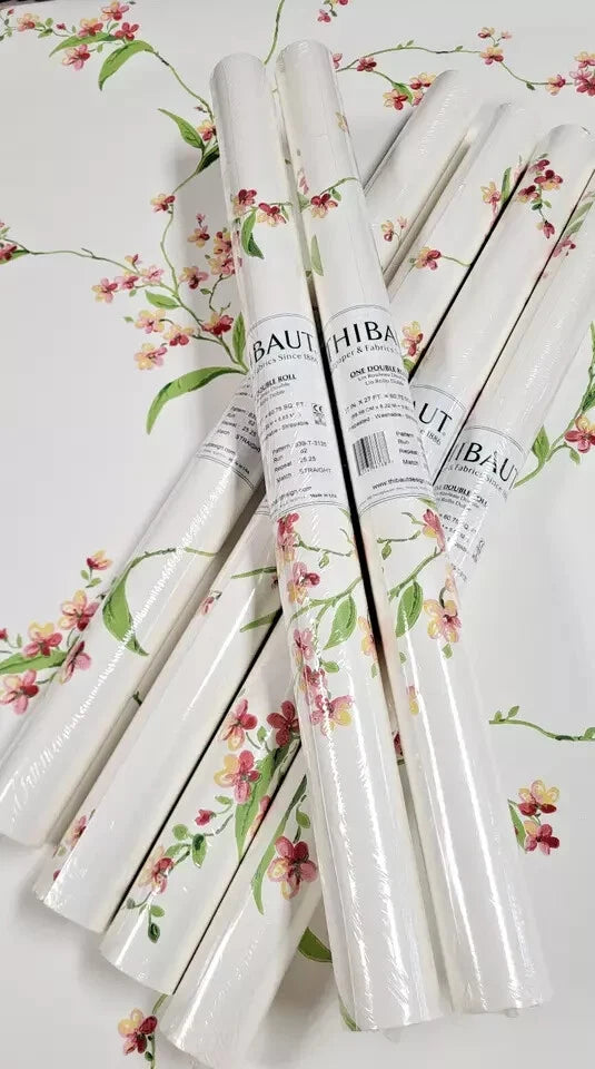 Thibaut Orchid Trail Wallpaper T3135