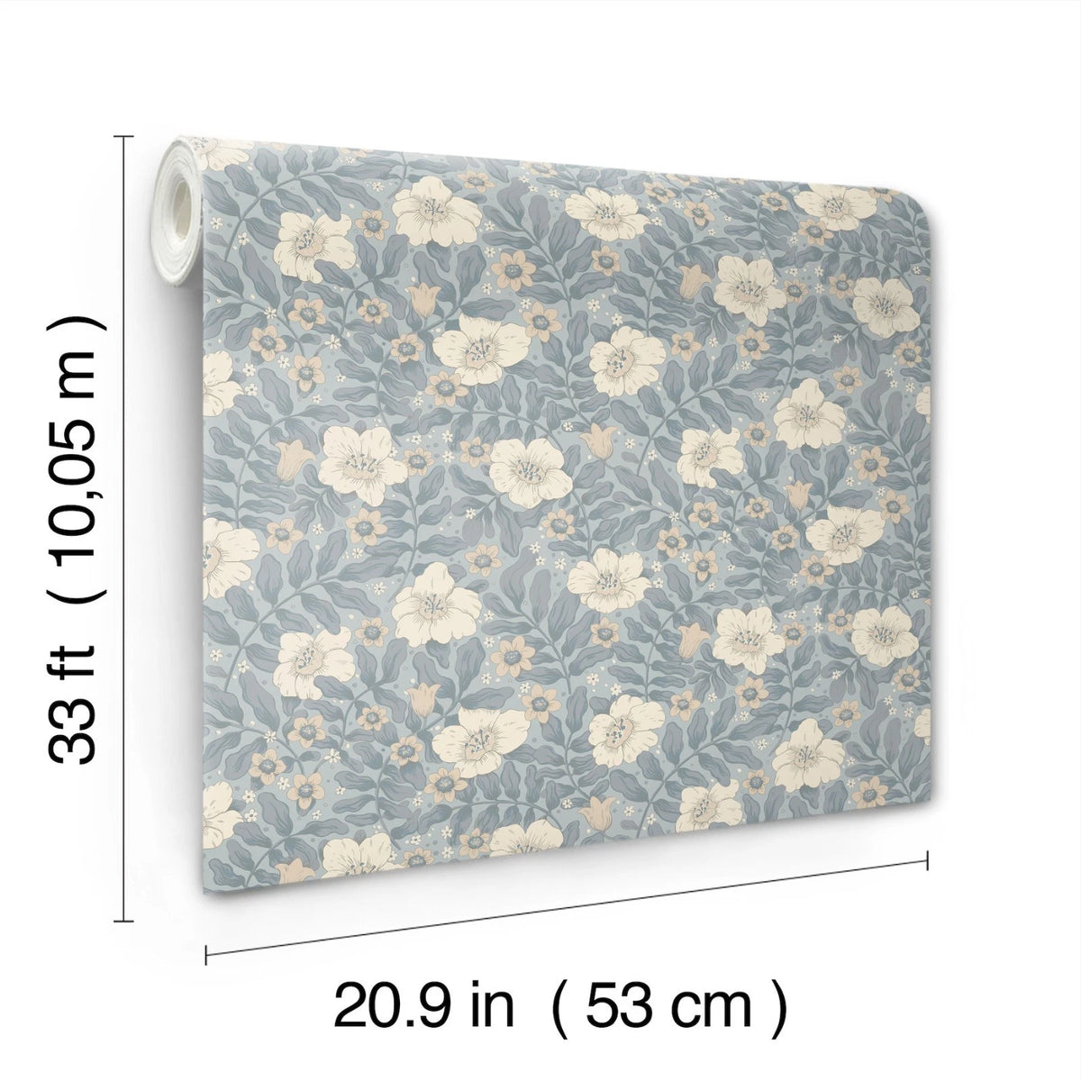 A Street Prints Maggan Blue Wallpaper 4201-48023 / 48023