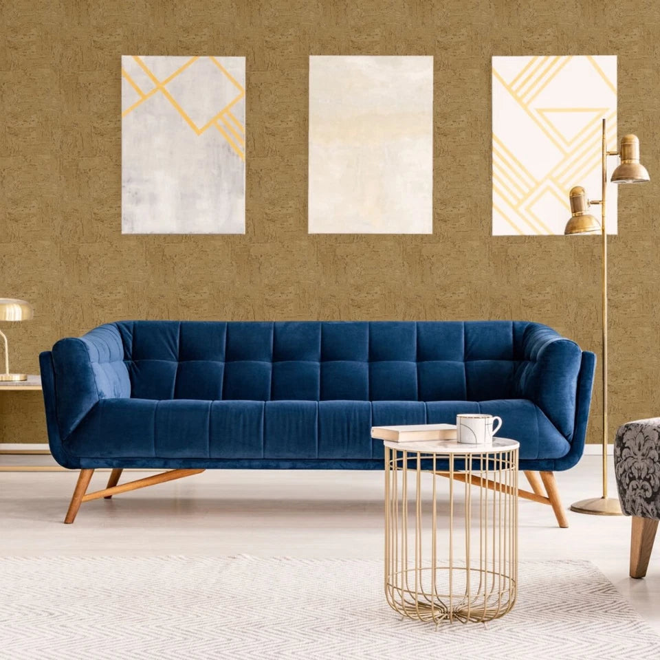 Faux Cork Vinyl by Rasch and Sancar 445794