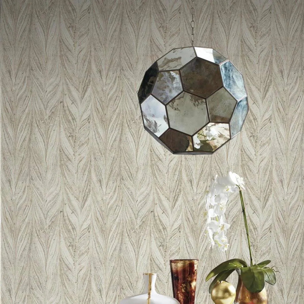 York Ebru Marble Warm Neutral Wallpaper Y6230801