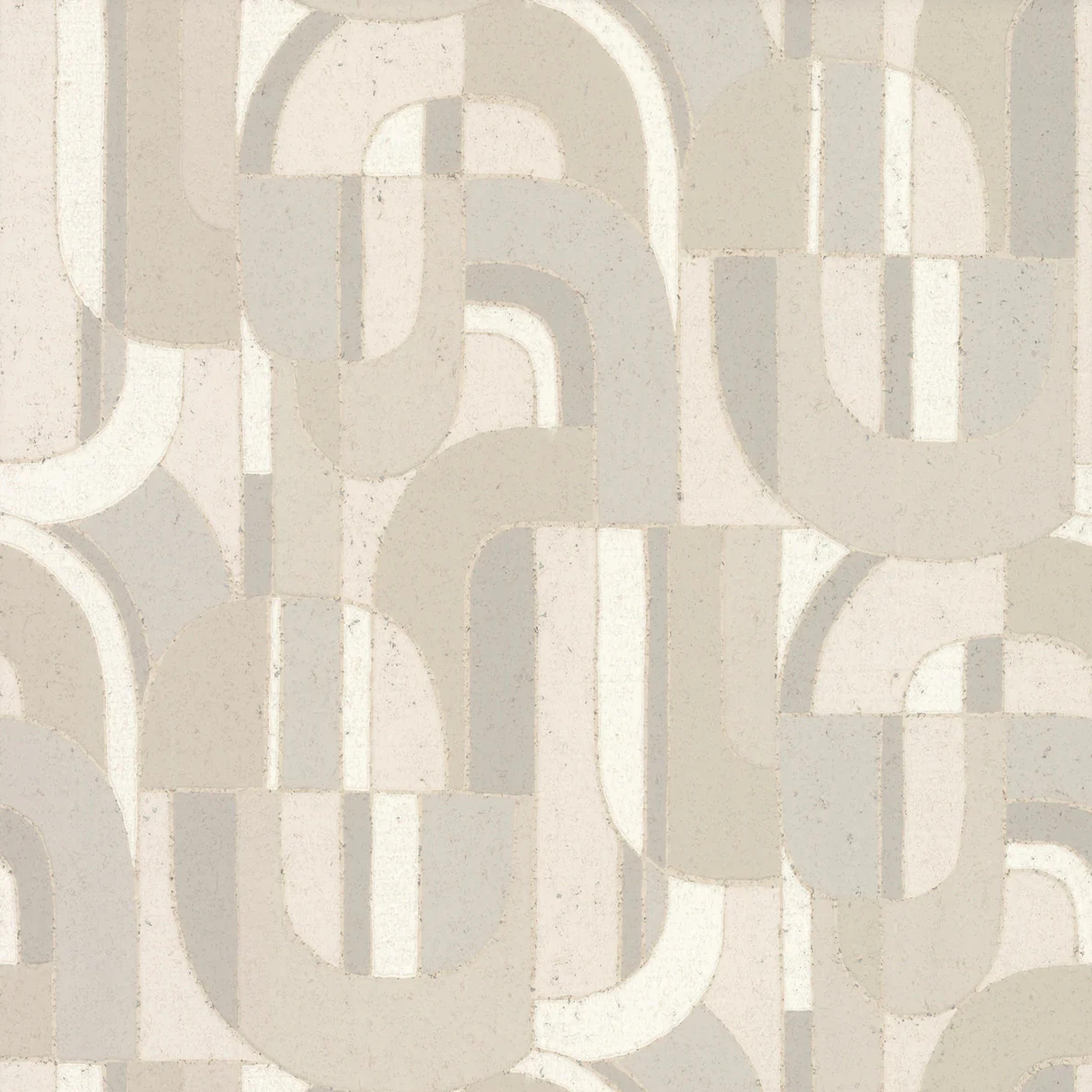 Sculpture Garden Neutral Cork Wallpaper HC7596
